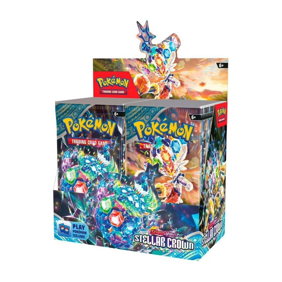 Pokemon TCG Scarlet & Violet Stellar Crown Booster Box - Fugitive Toys