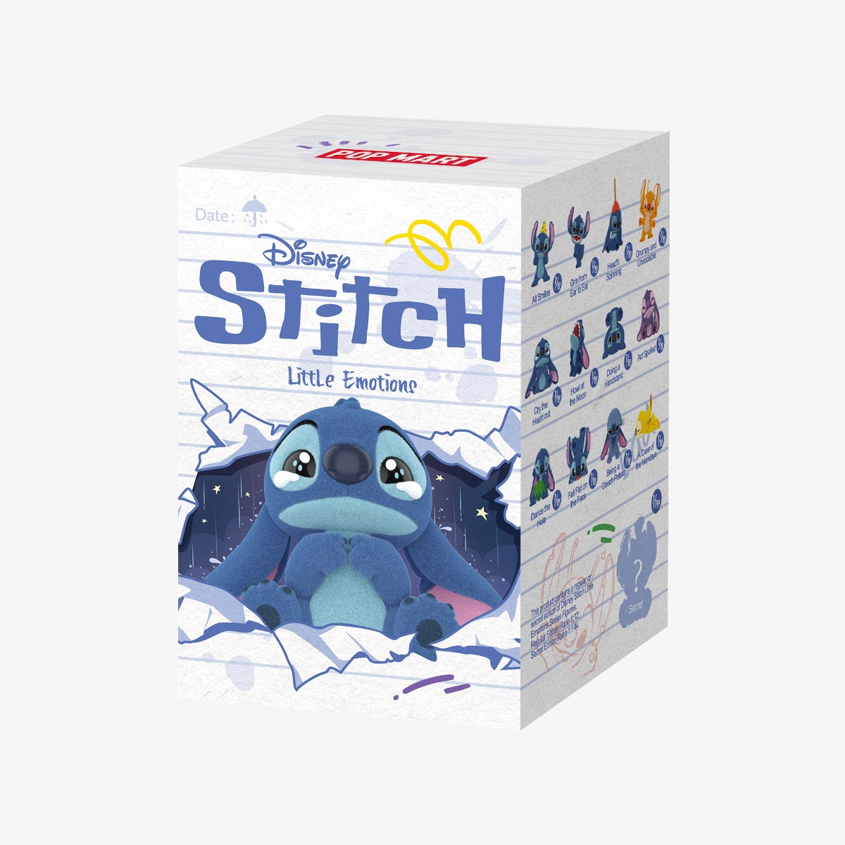 POP MART Disney Stitch Little Emotions Series Figures [1 Sealed Case] - Fugitive Toys