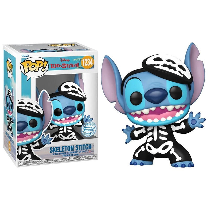 Disney Lilo & Stitch Pop! Vinyl Figure Skeleton Stitch (SE) [1234] - Fugitive Toys
