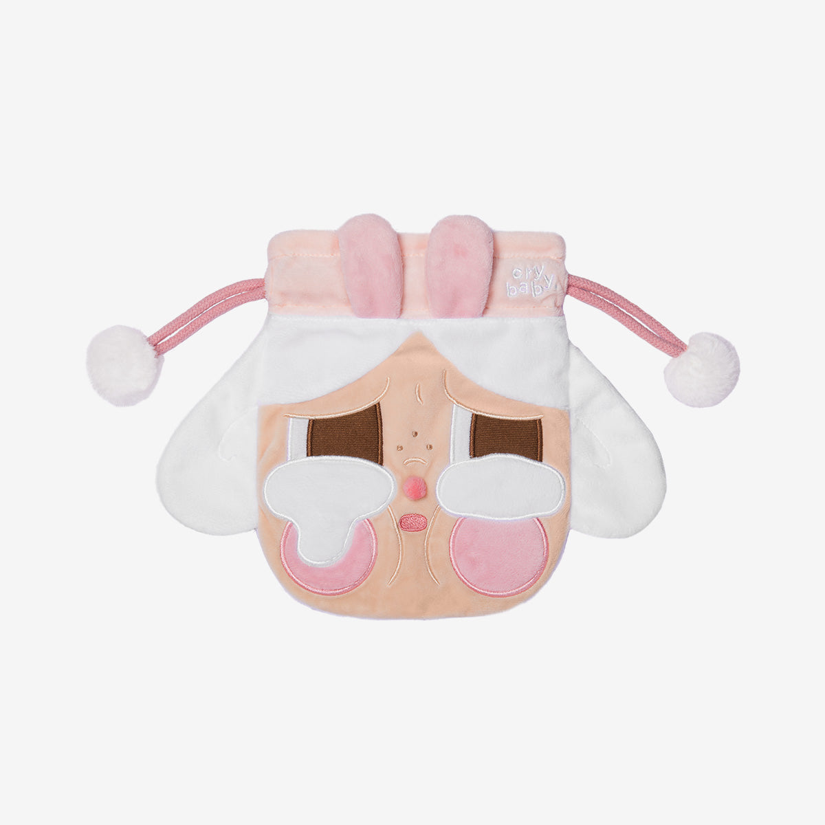 POP MART CRYBABY Crying Again Series-Storage Bag - Pink - Fugitive Toys