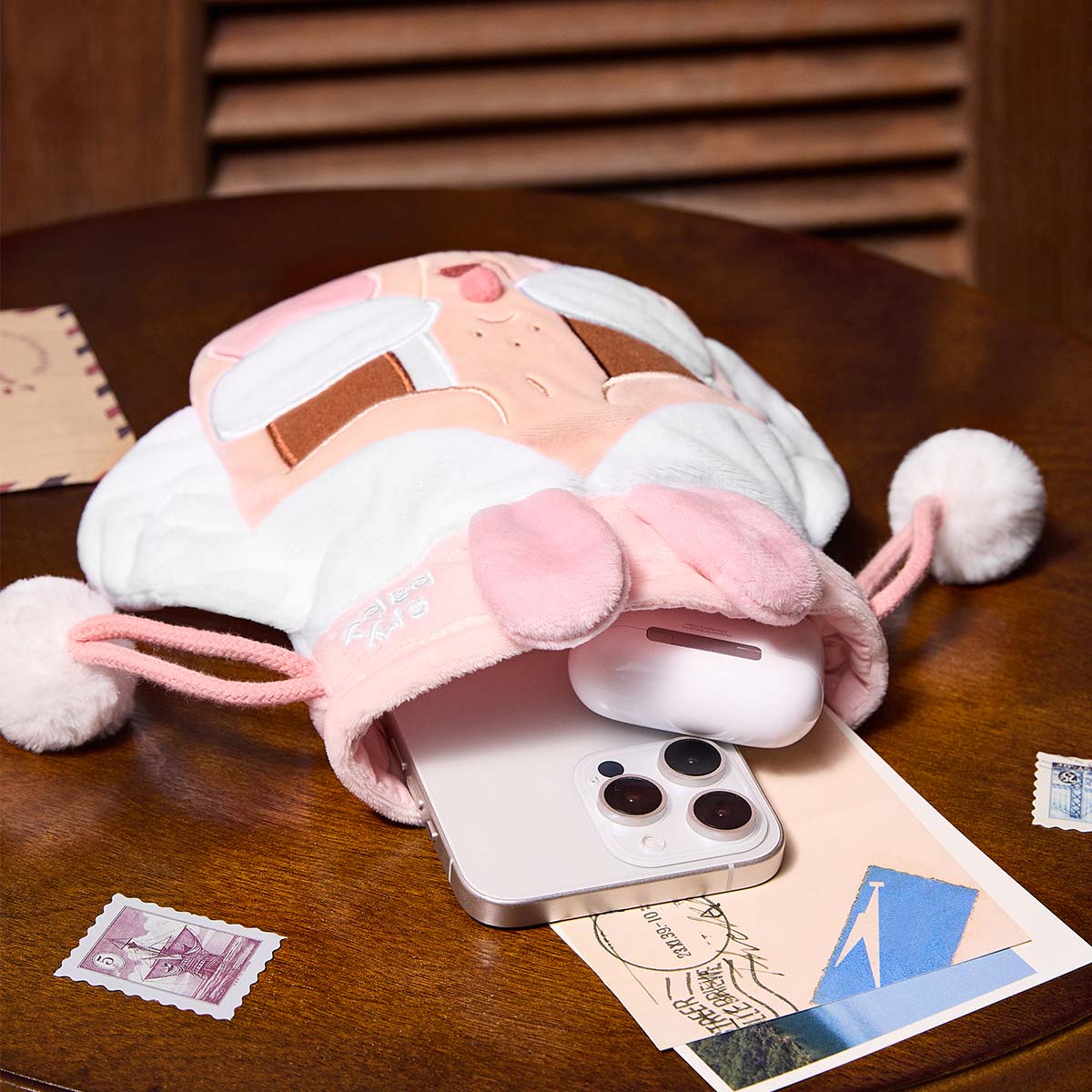 POP MART CRYBABY Crying Again Series-Storage Bag - Brown - Fugitive Toys