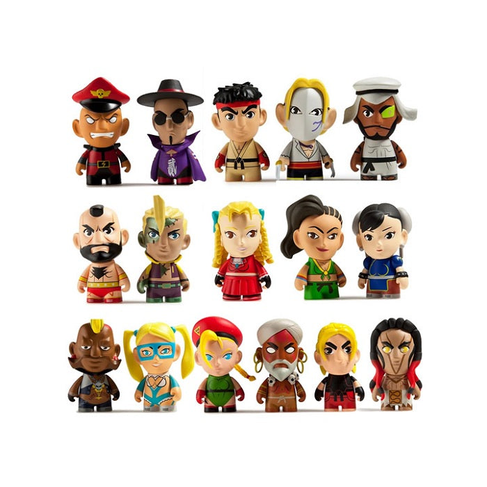 Kidrobot x Street Fighter V Mini Series: (1 Blind Box) - Fugitive Toys