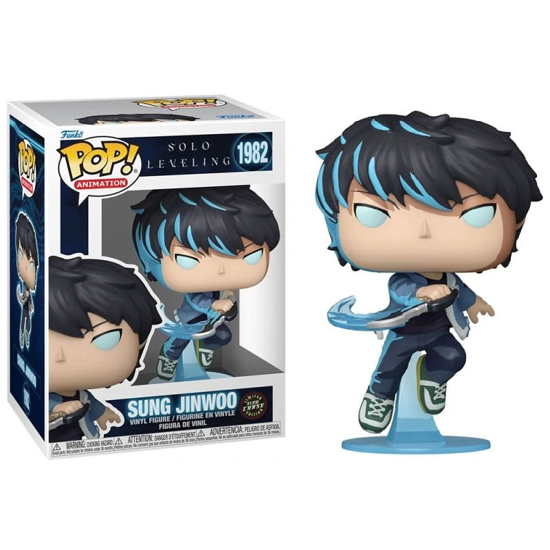 Solo Leveling Pop! Vinyl Figure Sung Jinwoo [Glow In The Dark Chase] [1982] - Fugitive Toys