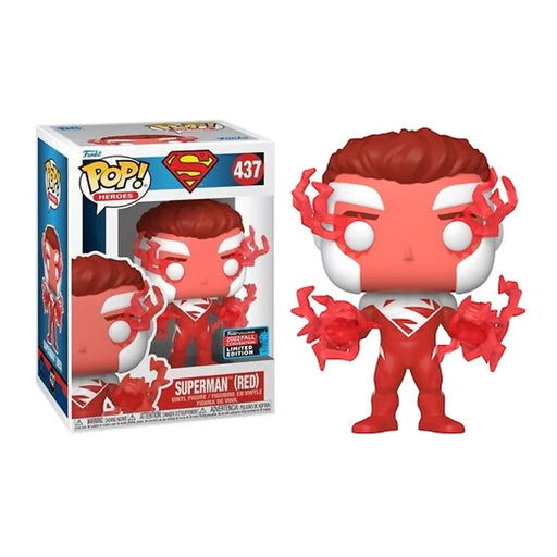 DC Universe Pop! Vinyl Figure Superman [Red] [2022 Fall Convention] [437] - Fugitive Toys