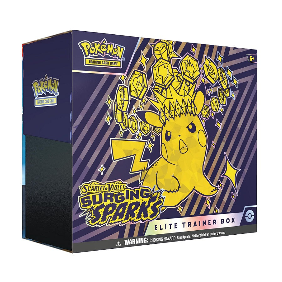 Pokemon TCG Scarlet & Violet Surging Sparks Elite Trainer Box - Fugitive Toys