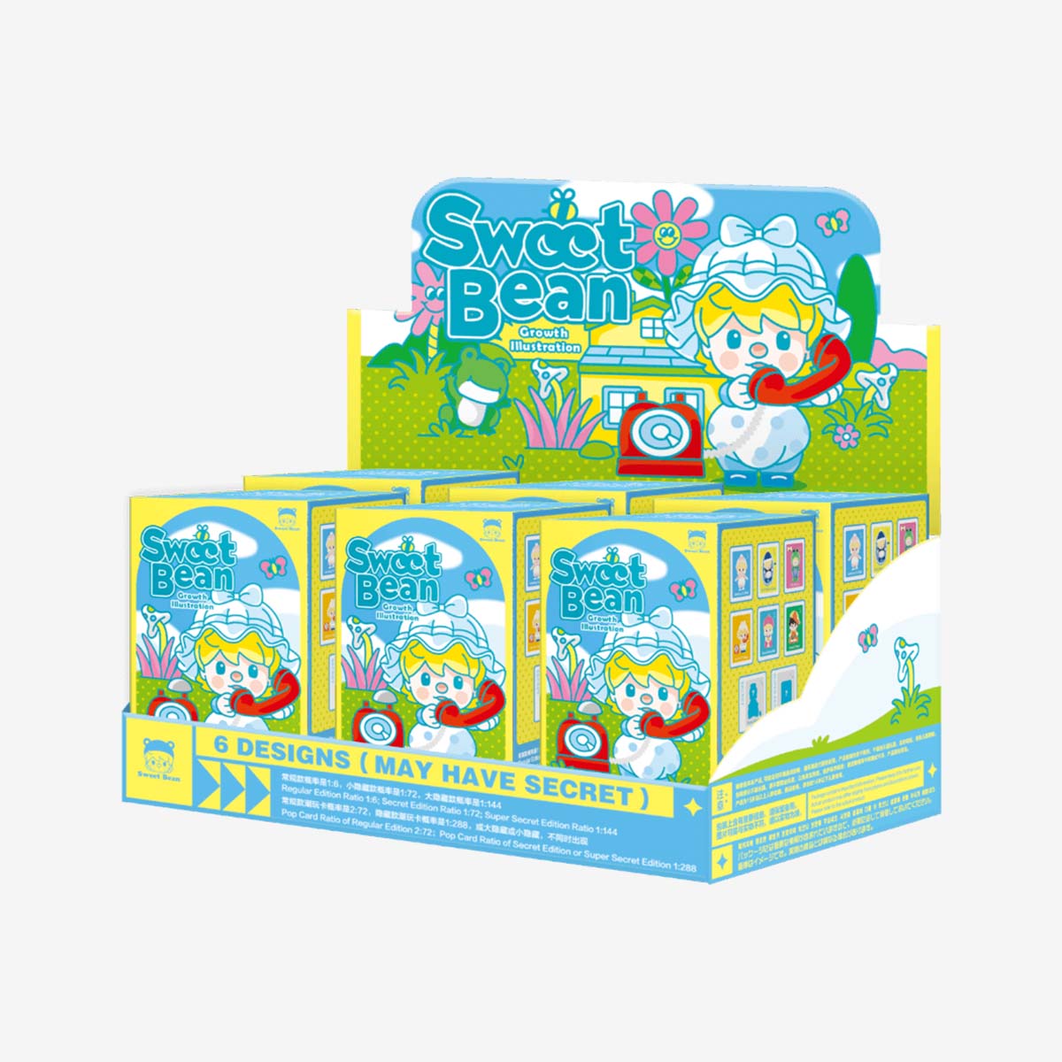 POP MART Sweet Bean Growth Illustration Series Figures [1 Blind Box] - Fugitive Toys