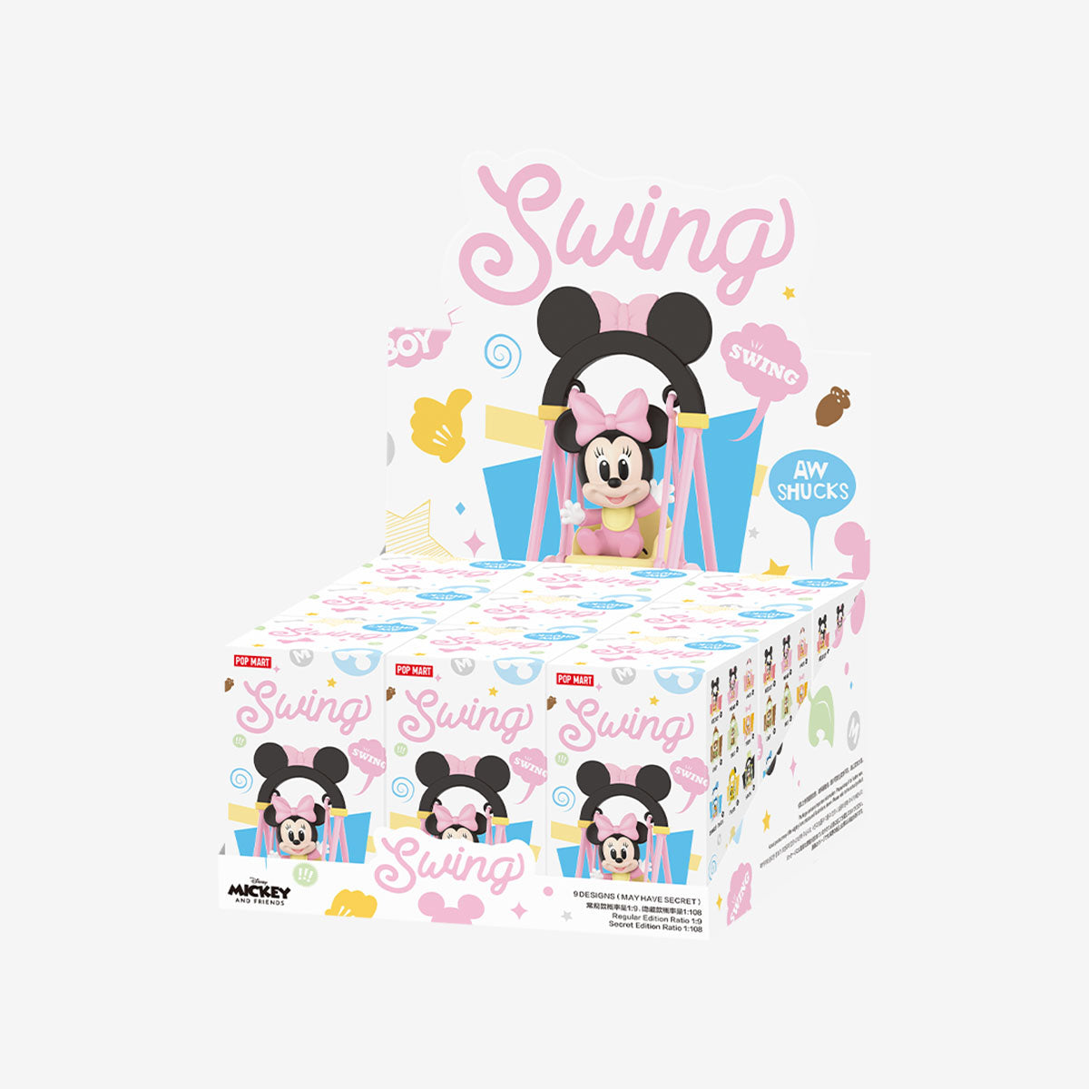 POP MART Disney Swing Series Figures [1 Blind Box] - Fugitive Toys