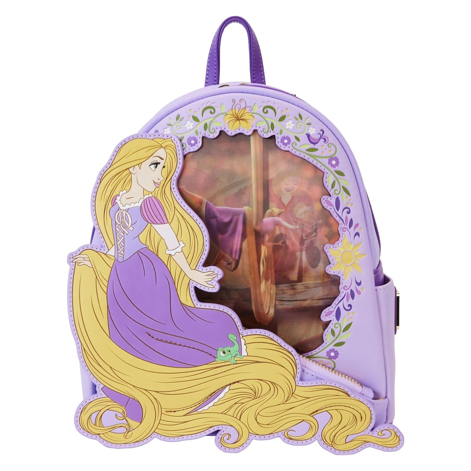 Loungefly x Disney Tangled Rapunzel Princess Series Lenticular Mini Backpack - Fugitive Toys