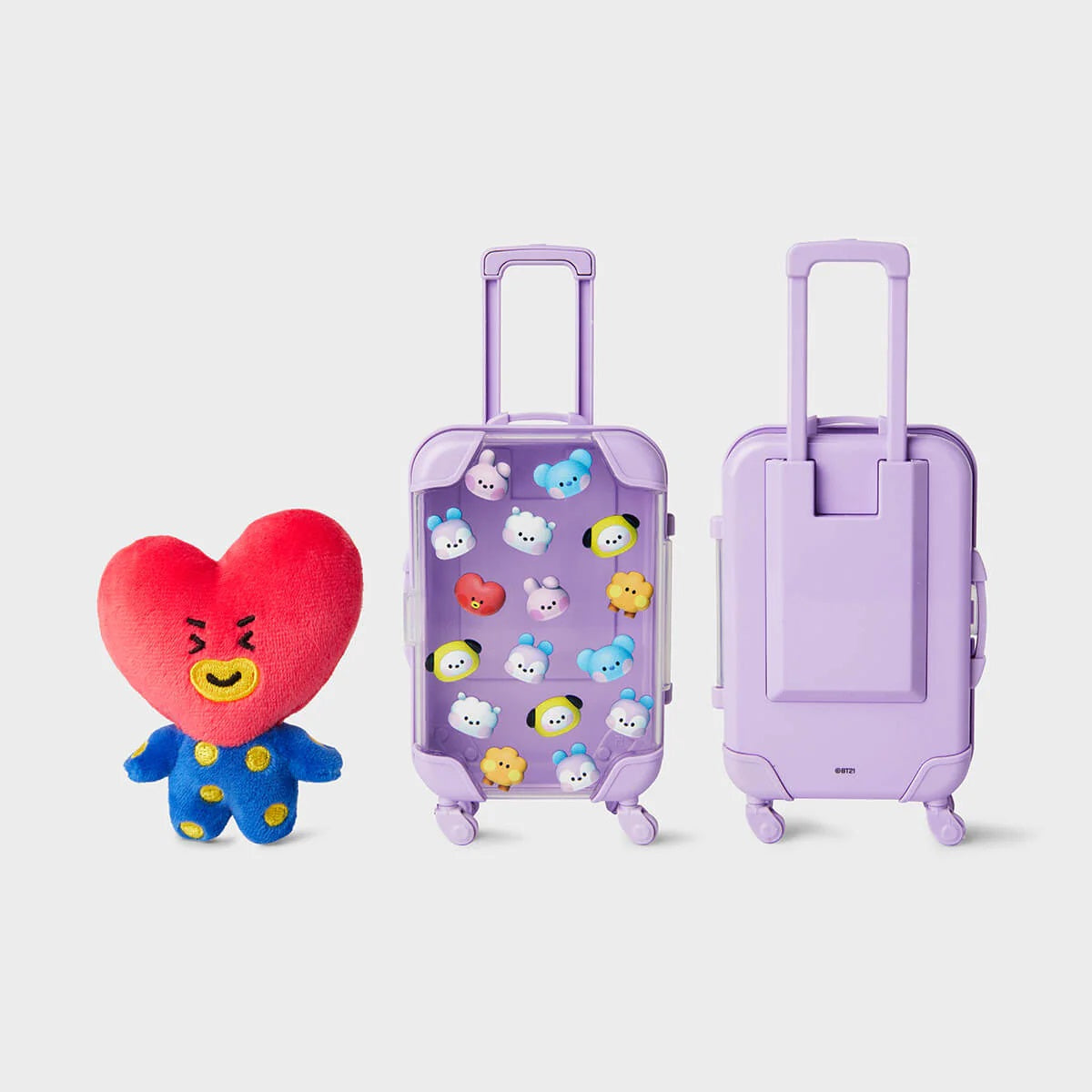 BT21 Mini BIG & TINY Edition Luggage Plush Doll - Tata - Fugitive Toys