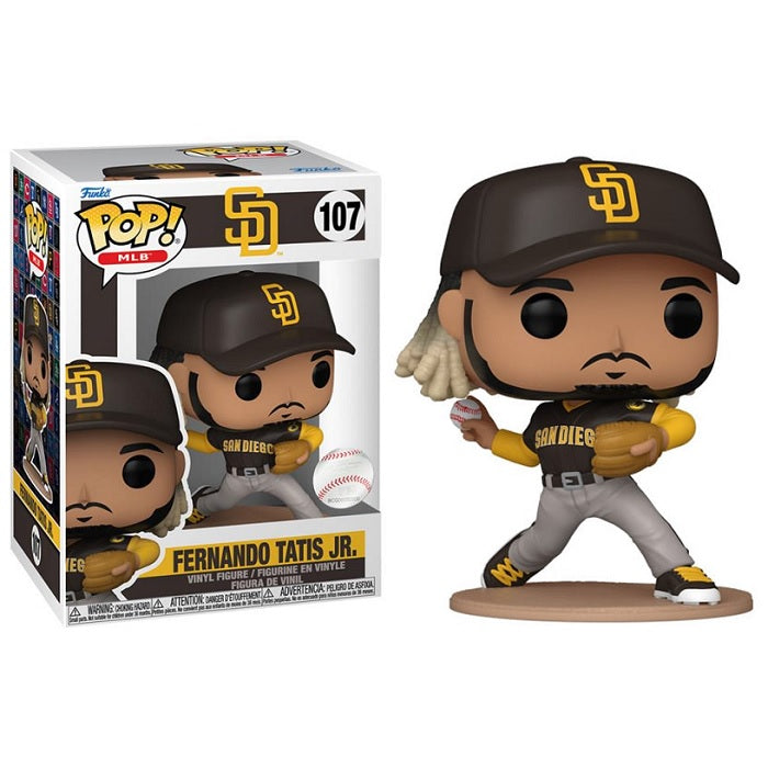 MLB Pop! Vinyl Figure Fernando Tatis Jr. [Throwing] [San Diego Padres] [107] - Fugitive Toys