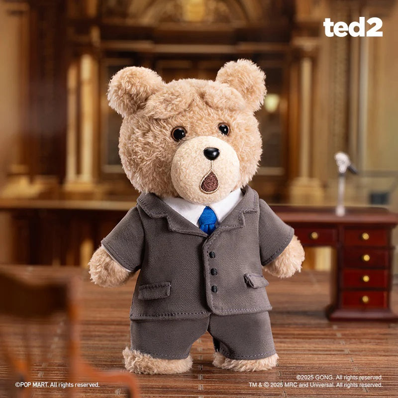 POP MART ted 2 Teddy Bear Action Plush Pendant [1 Blind Box] - Fugitive Toys