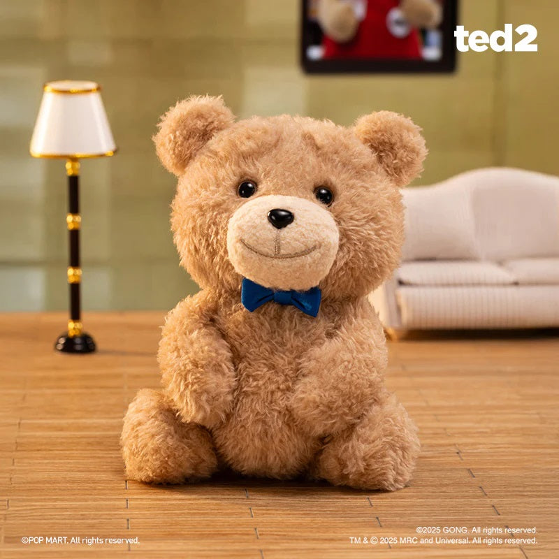 POP MART ted 2 Teddy Bear Action Plush Pendant [1 Blind Box] - Fugitive Toys