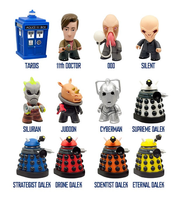 Titans Doctor Who Vinyl Figures Series 1 (Case of 20) - Fugitive Toys