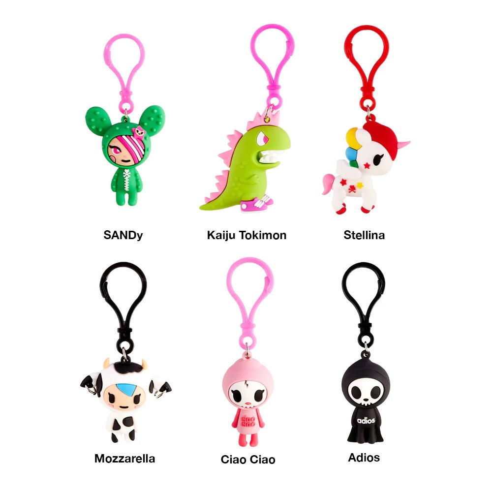 Tokidoki Characters Figural Bag Clips Series 1: (1 Blind Box) - Fugitive Toys