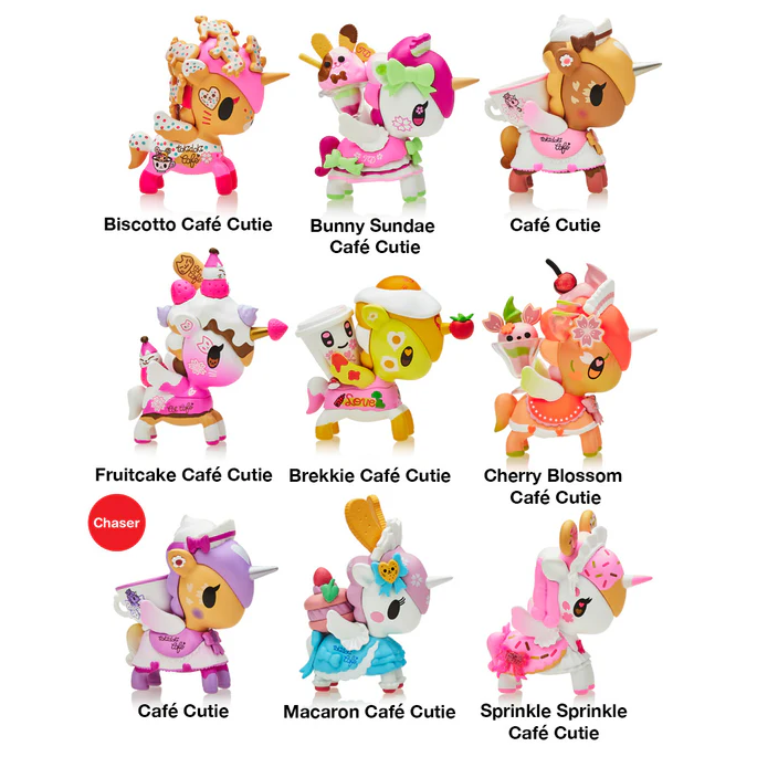 Tokidoki Cafe Cuties Unicorno: (1 Blind Box) - Fugitive Toys