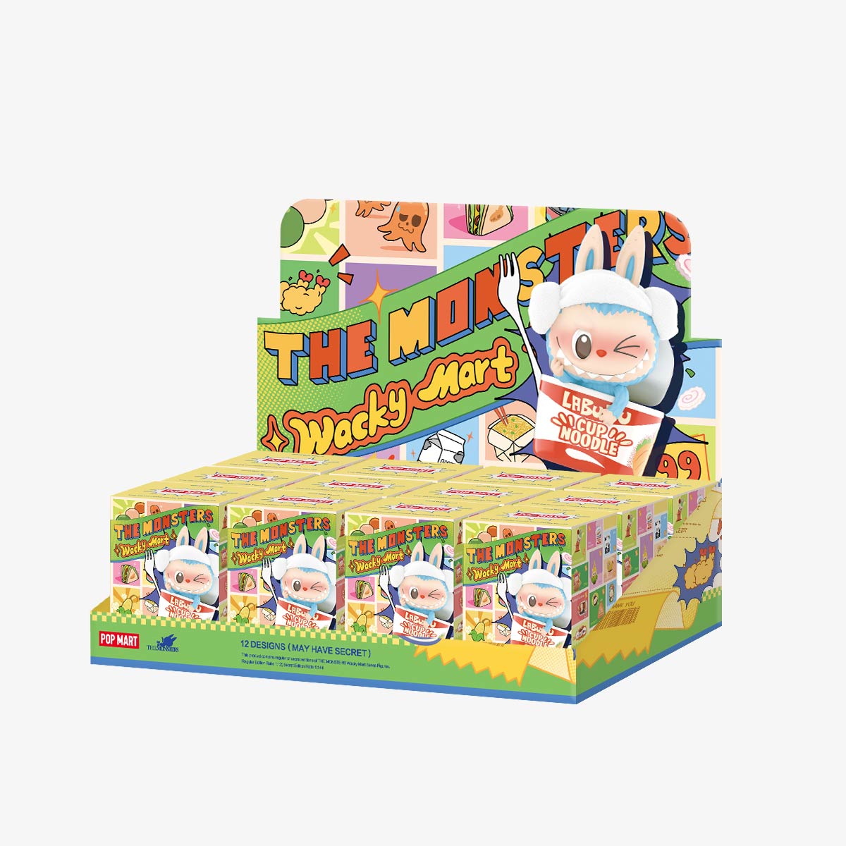 POP MART THE MONSTERS Labubu Wacky Mart Series Figures [1 Sealed Case] - Fugitive Toys