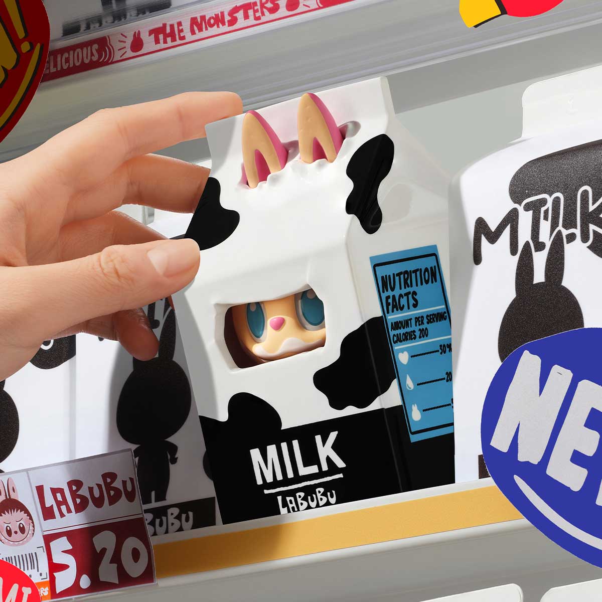 POP MART THE MONSTERS Labubu Wacky Mart Series Figures [1 Sealed Case] - Fugitive Toys