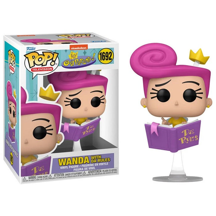 The Fairly Odd Parents Pop! Vinyl Figure Wanda with Da Rules [1692] - Fugitive Toys