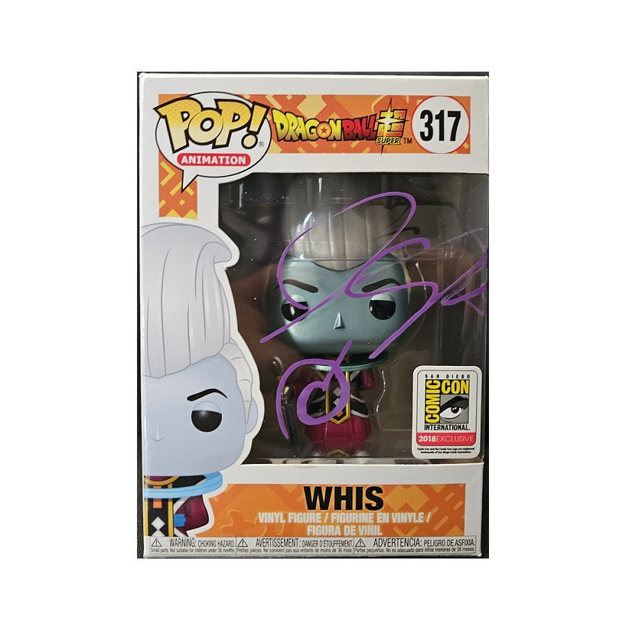 Dragon Ball Super Pop! Vinyl Figure Metallic Whis [Signed] [SDCC 2018 Exclusive] [317] - Fugitive Toys
