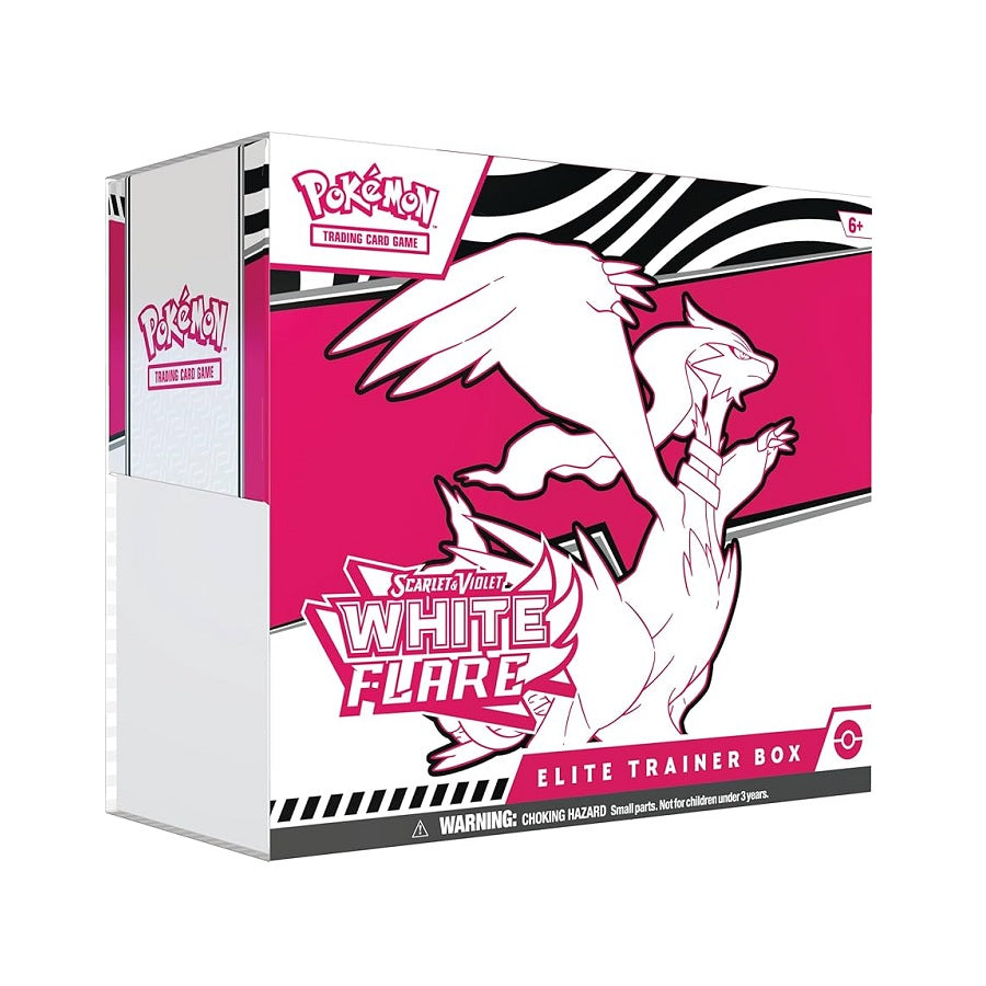 Pokemon TCG Scarlet & Violet White Flare Elite Trainer Box - Fugitive Toys