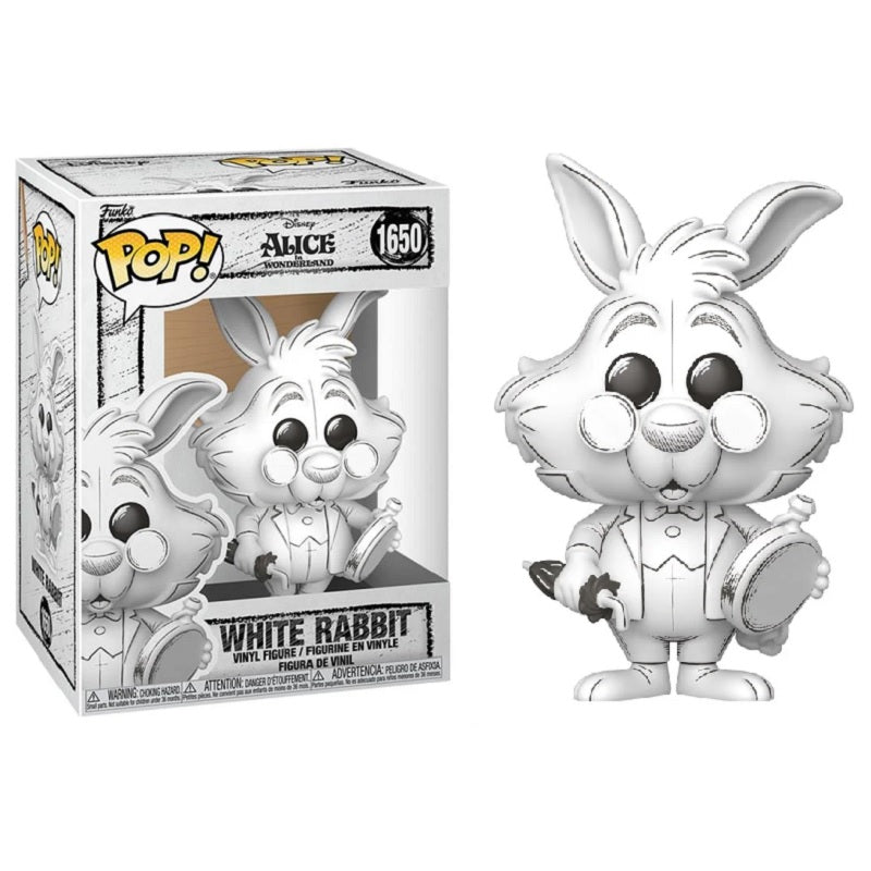 Disney Sketched Pop! Vinyl Figure White Rabbit [Alice in Wondeland] [1650] - Fugitive Toys