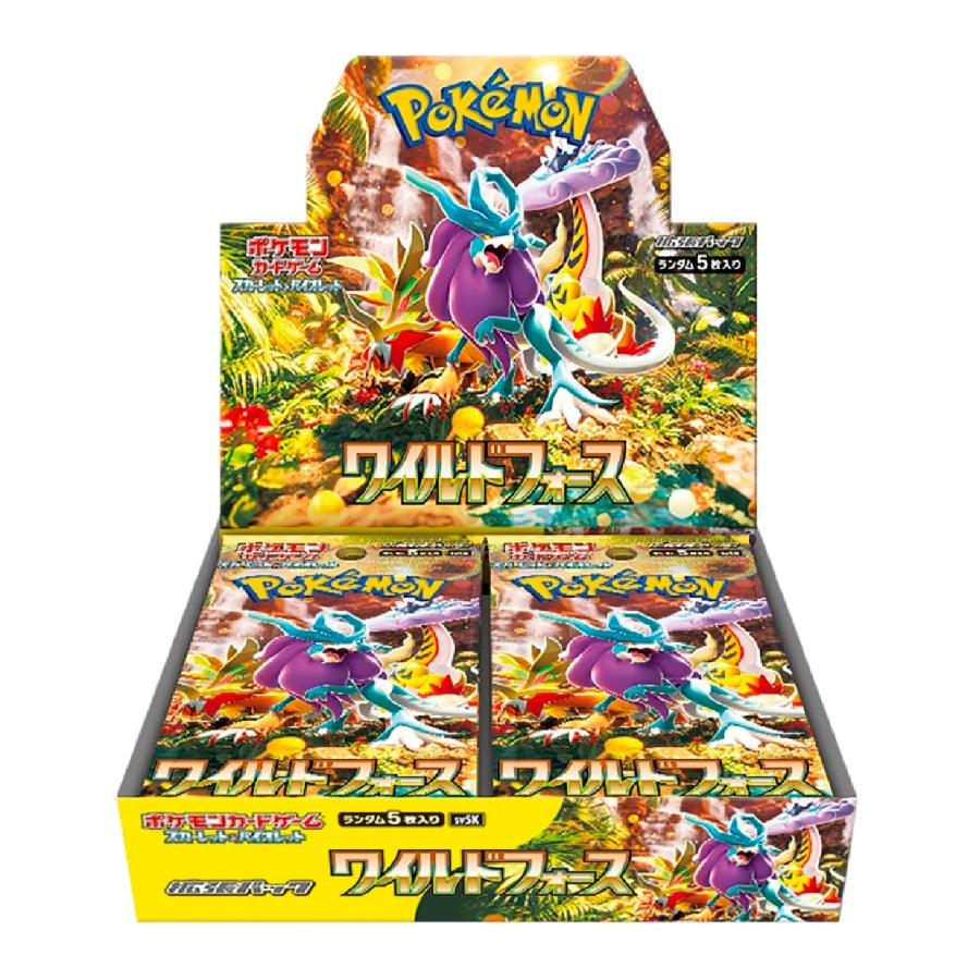 Pokemon TCG Scarlet & Violet Wild Force SV5K [Japanese] Booster Box - Fugitive Toys