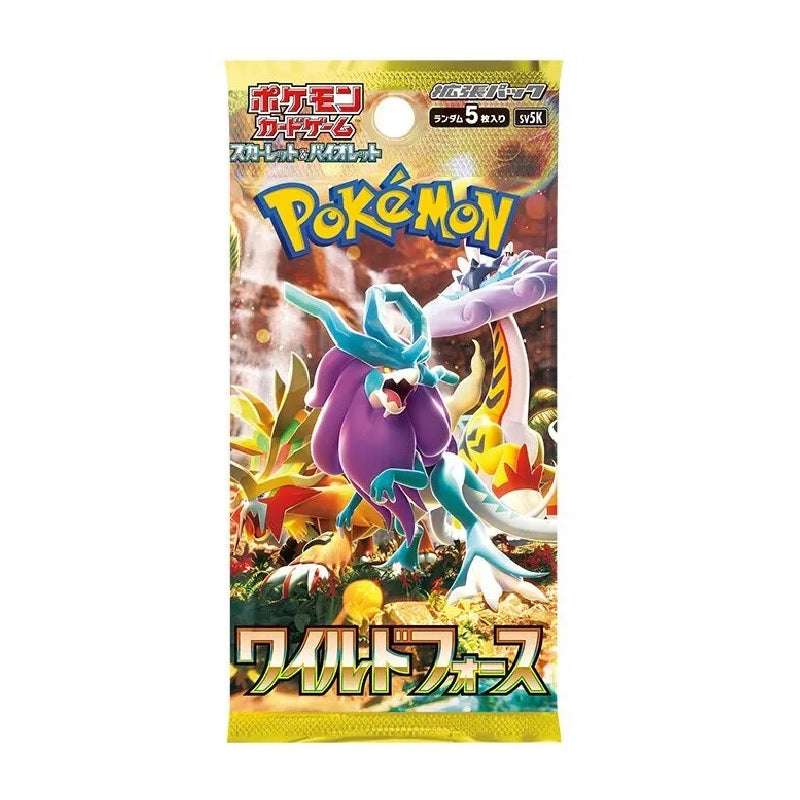 Pokemon TCG Scarlet & Violet Wild Force SV5K [Japanese] Booster Pack - Fugitive Toys