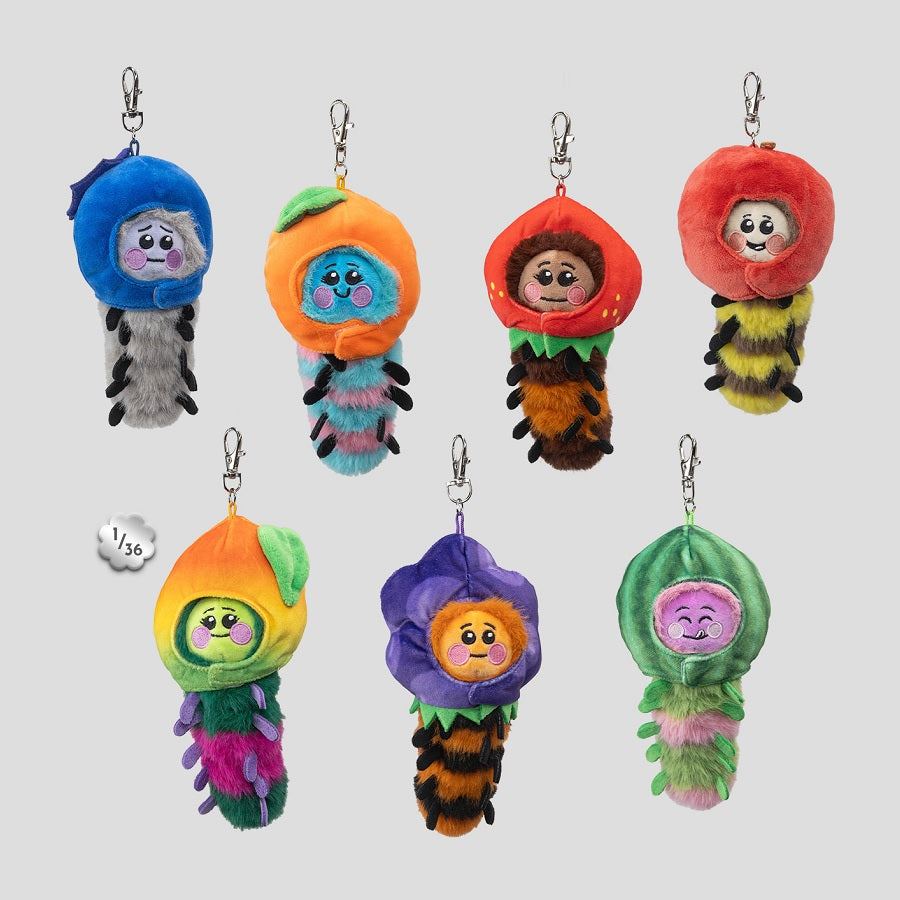 Kaleidos Creative Presents Wooly Bear and Friends Plush Keychain [1 Blind Box] - Fugitive Toys