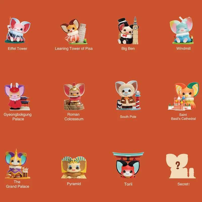 POP MART Yoki Travel Around the World Series [1 Blind Box] - Fugitive Toys