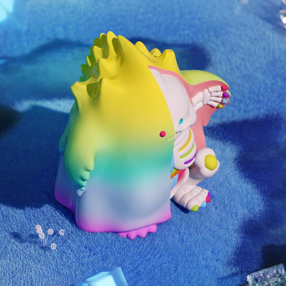 POP MART MEGA COLLECTION YUKI Rainbow 400% - Fugitive Toys