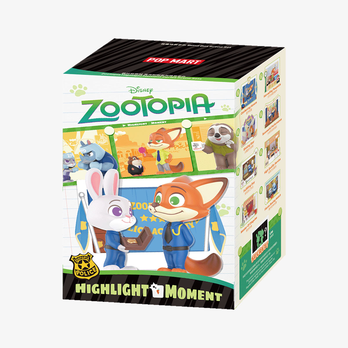 POP MART Zootopia Highlight Moment Series Scene Sets [1 Blind Box] - Fugitive Toys