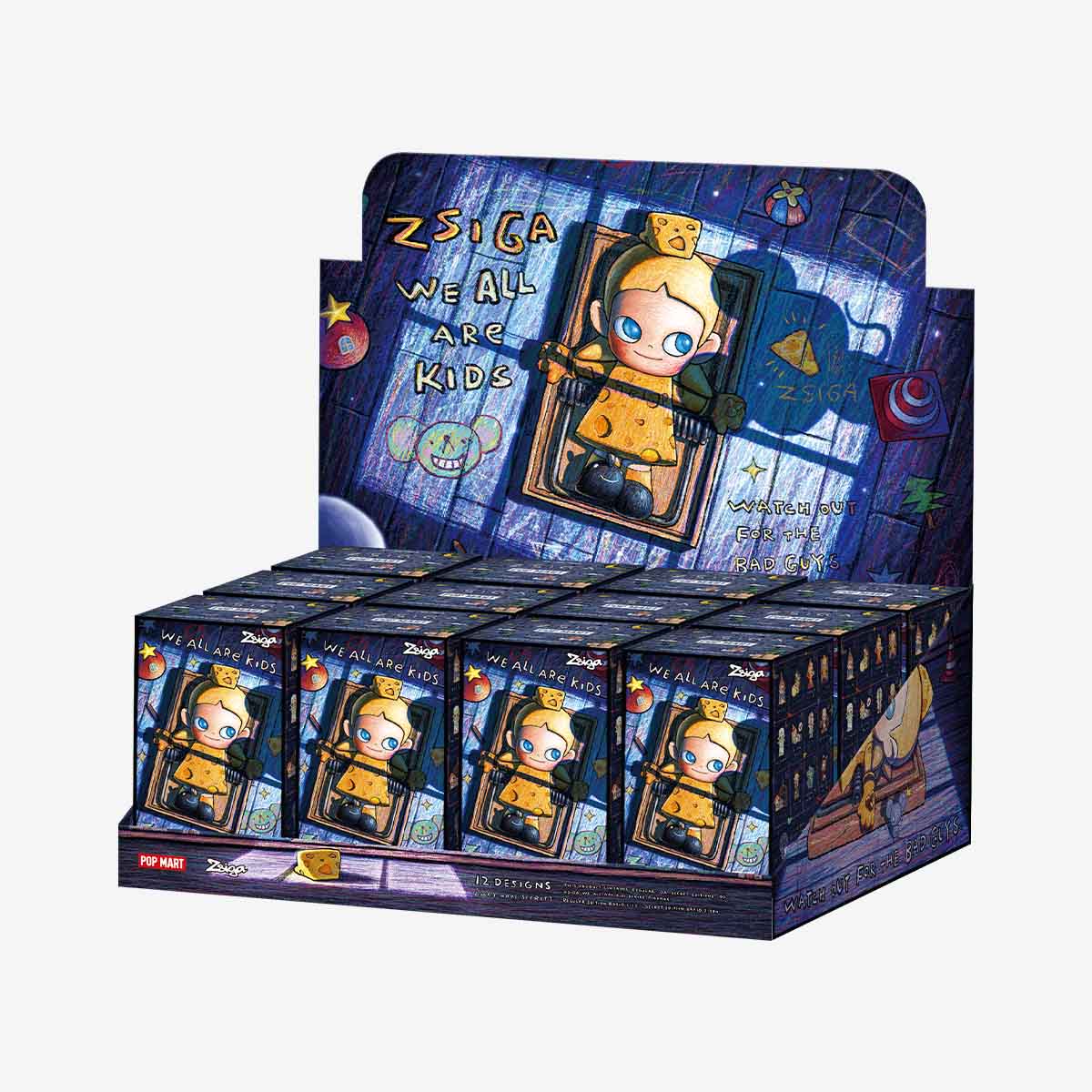 POP MART Zsiga We All Are Kids Series Figures [1 Sealed Case] - Fugitive Toys