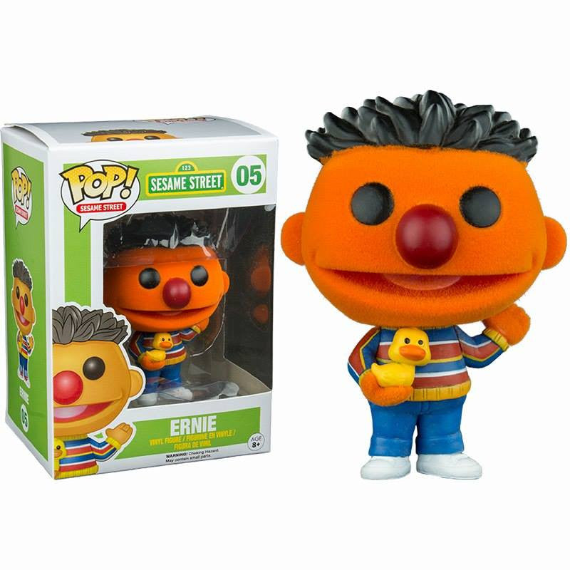 Sesame Street Pop! Vinyl Flocked Ernie [Exclusive] - Fugitive Toys