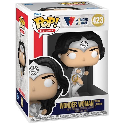 DC Heroes Pop! Vinyl Figure 80th Anniversary Wonder Woman (White Lantern) [423] - Fugitive Toys