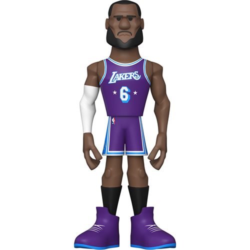 Funko Vinyl Gold Premium Figure: NBA Lakers LeBron James (City Edition) - Fugitive Toys