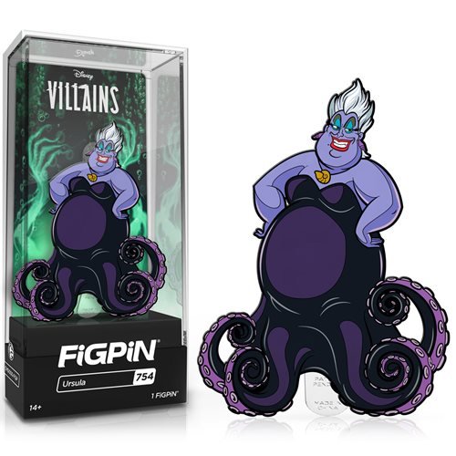 Disney The Little Mermaid: FiGPiN Enamel Pin Ursula [754] - Fugitive Toys