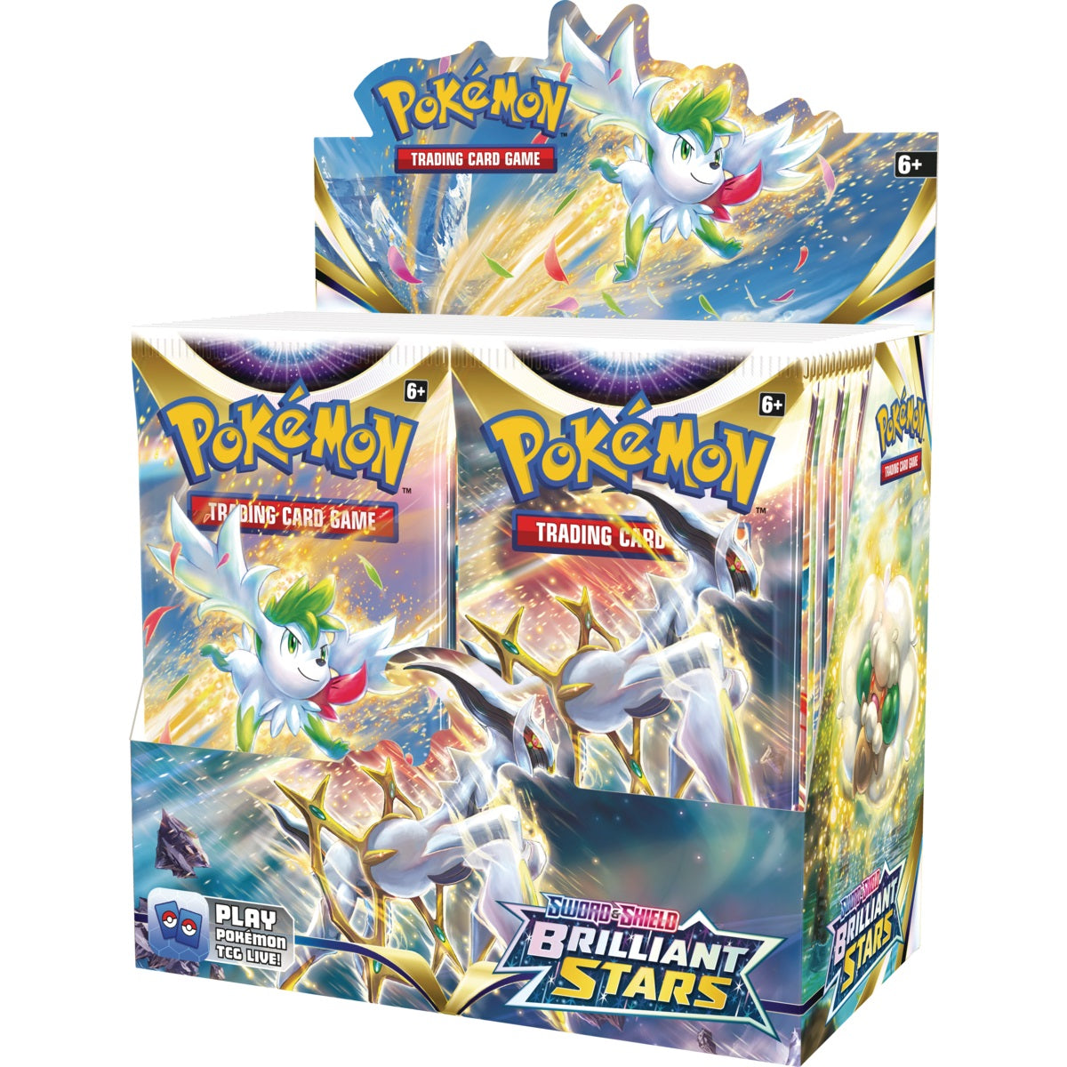 Pokemon TCG Sword & Shield Brilliant Stars Booster Box - Fugitive Toys