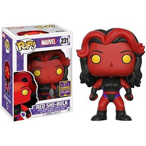 Marvel Pop! Vinyl Figure Red She-Hulk (Summer 2017 Convention) [231] - Fugitive Toys