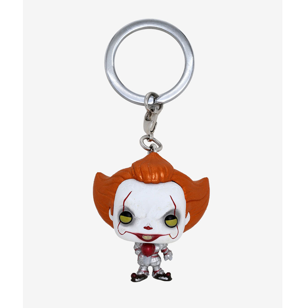 It Pocket Pop! Keychain Metallic Pennywise with Balloon (Hot Topic Exclusive) - Fugitive Toys