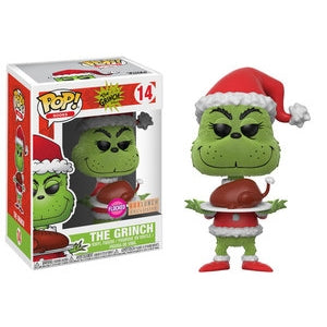 The Grinch Pop! Vinyl Figures Flocked The Grinch Roast Beast [14] - Fugitive Toys