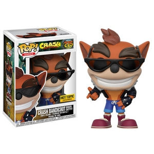 Crash Bandicoot Pop! Vinyl Figures Biker Outfit Crash Bandicoot [275] - Fugitive Toys