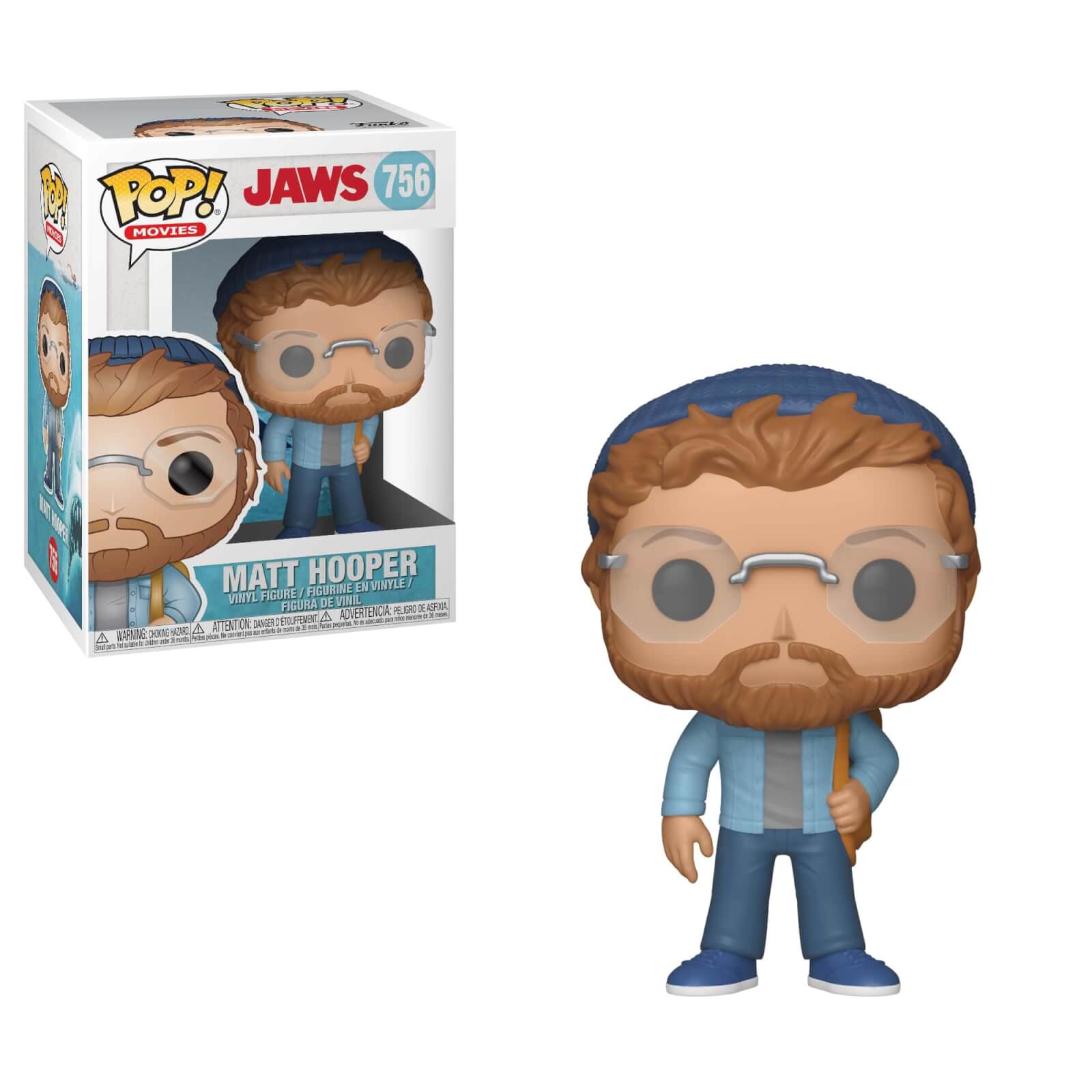 Jaws Pop! Vinyl Figure Matt Hooper [756] - Fugitive Toys