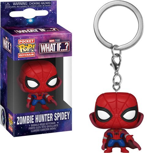 Marvel What If Pocket Pop! Keychain Zombie Hunter Spidey - Fugitive Toys