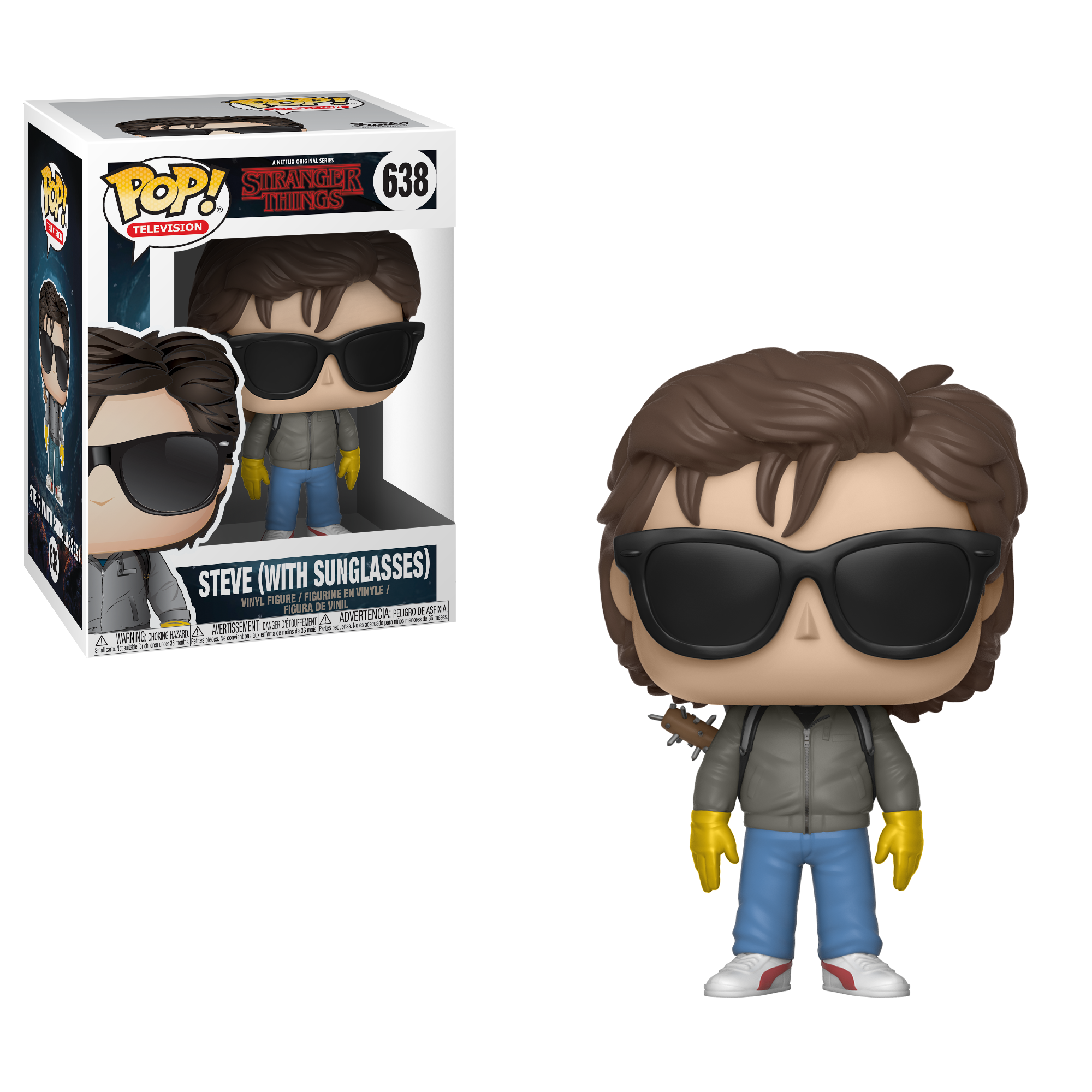 Stranger Things Pop! Vinyl Figure Steve with Sunglasses [638] - Fugitive Toys