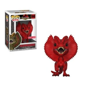 Jurassic Park Pop! Vinyl Figure Red Dilophosaurus [Exclusive] [550] - Fugitive Toys