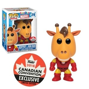 Ad Icons Pop! Vinyl Figure Geoffrey as Iron Man [29] - Fugitive Toys