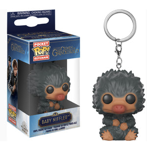 Fantastic Beasts: The Crimes of Grindelwald Pocket Pop! Keychain Baby Niffler (Charcoal) - Fugitive Toys