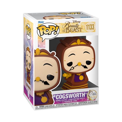 Disney Beauty & the Beast Pop! Vinyl Figure Cogsworth [1133] - Fugitive Toys