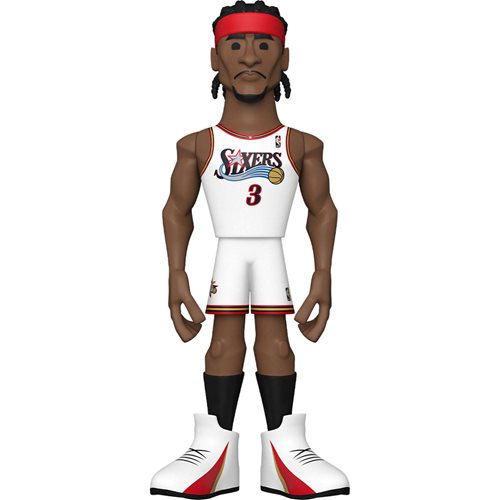 Funko Vinyl 12-Inch Gold Premium Figure: NBA Legends 76ers Allen Iverson - Fugitive Toys