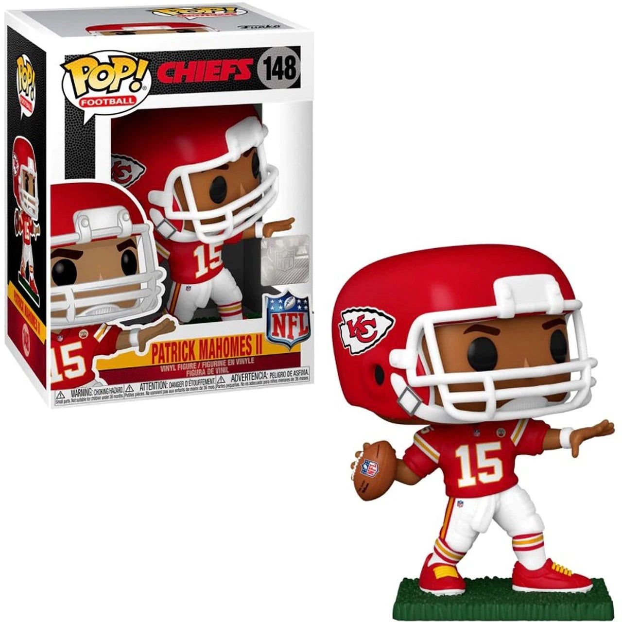 NFL Pop! Vinyl Figure Patrick Mahomes (Kansas City Chiefs) [148] - Fugitive Toys